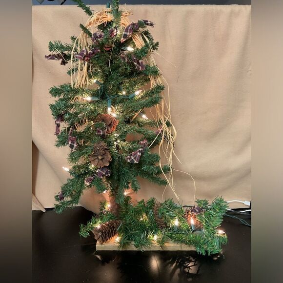 25 inch rustic tree on board - Picture 1 of 3